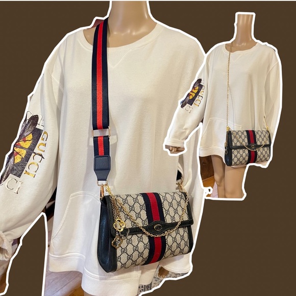 🚫SOLD on ♏️🚫STUNNING GUCCI SUPREME🔥💙 SUPER SHARP ATTRACTIVE SEXY ELEGANT EUC - Picture 10 of 16